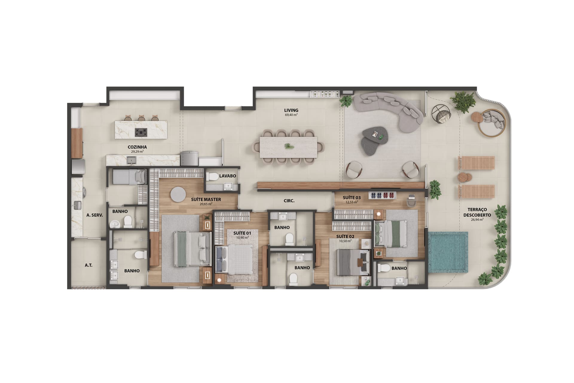 APTO TIPO 4 PAV COLUNA 1