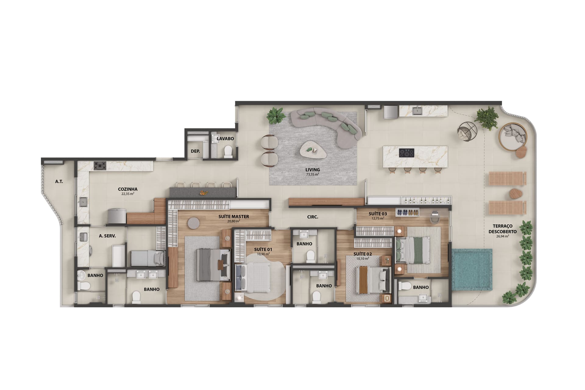 APTO TIPO 8 PAV COLUNA 1