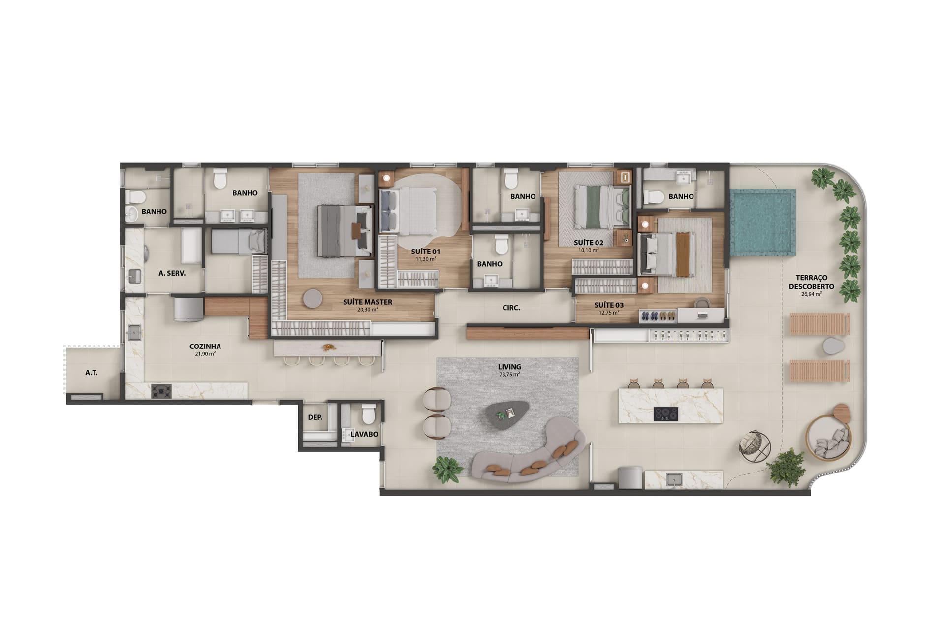 APTO TIPO 8 PAV COLUNA 2