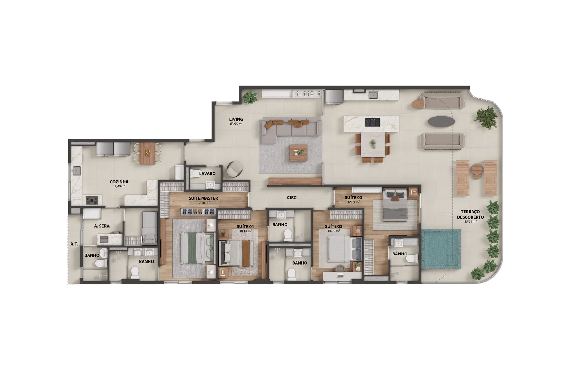 APTO TIPO 9 PAV COLUNA 1