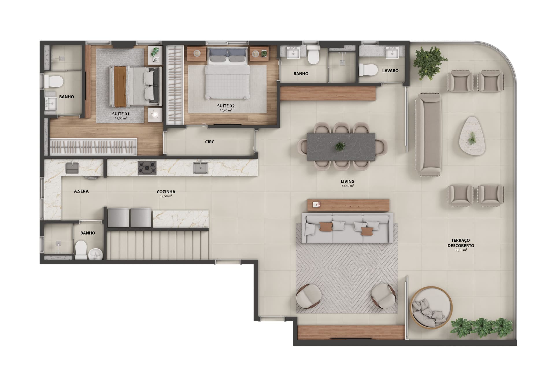 APTO COB 10 PAV COLUNA 2 DUPLEX INF